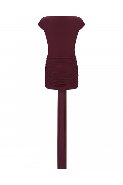  Eivissa Burgundy Dress