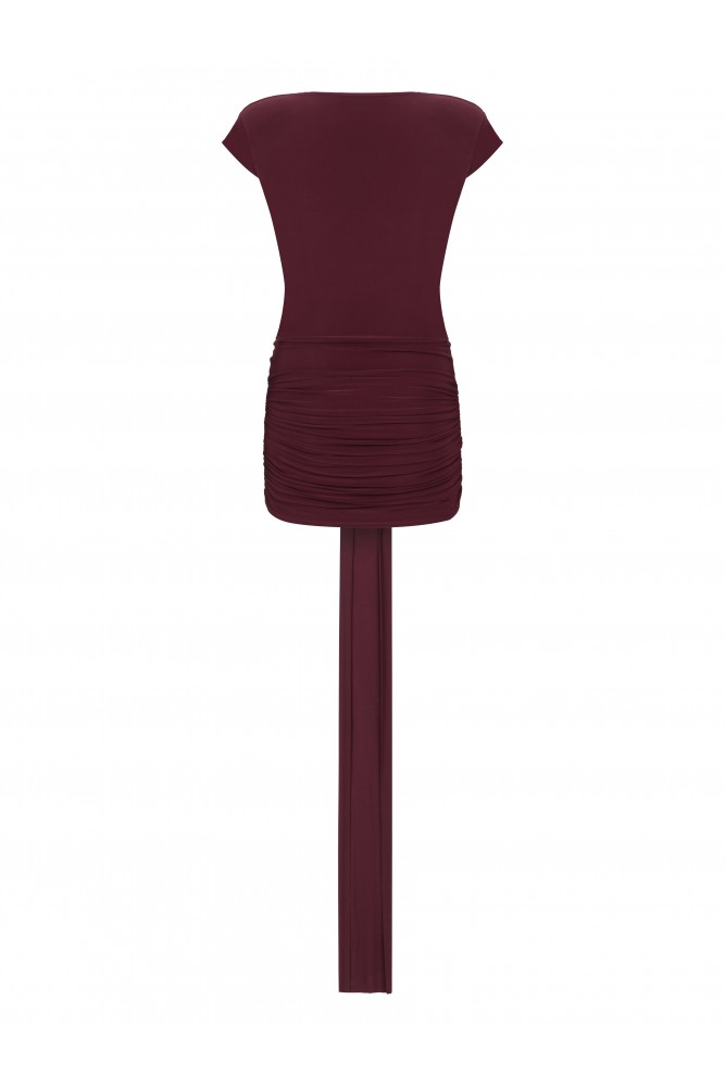  Eivissa Burgundy Dress