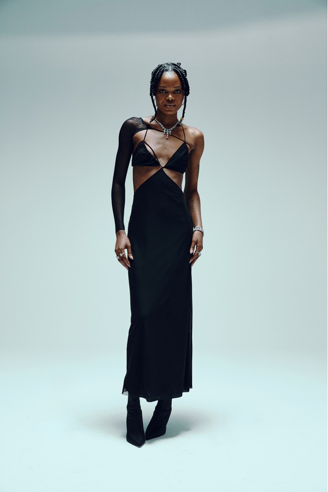 Black Cut Out Dress