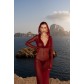 Burgundy Bohemian Cover-up