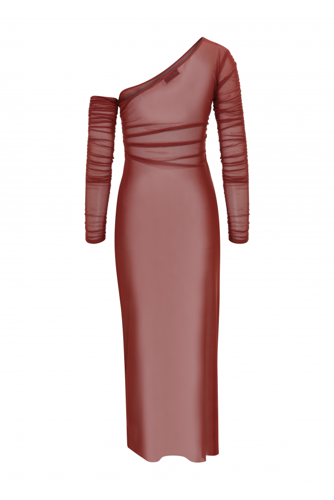burgundy cover-up
